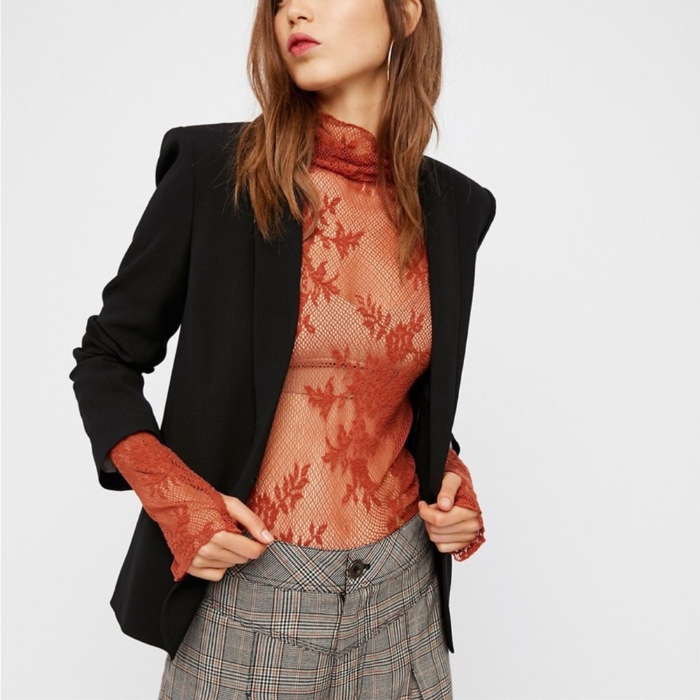 Free People Sweet Secrets Lace Layering Top